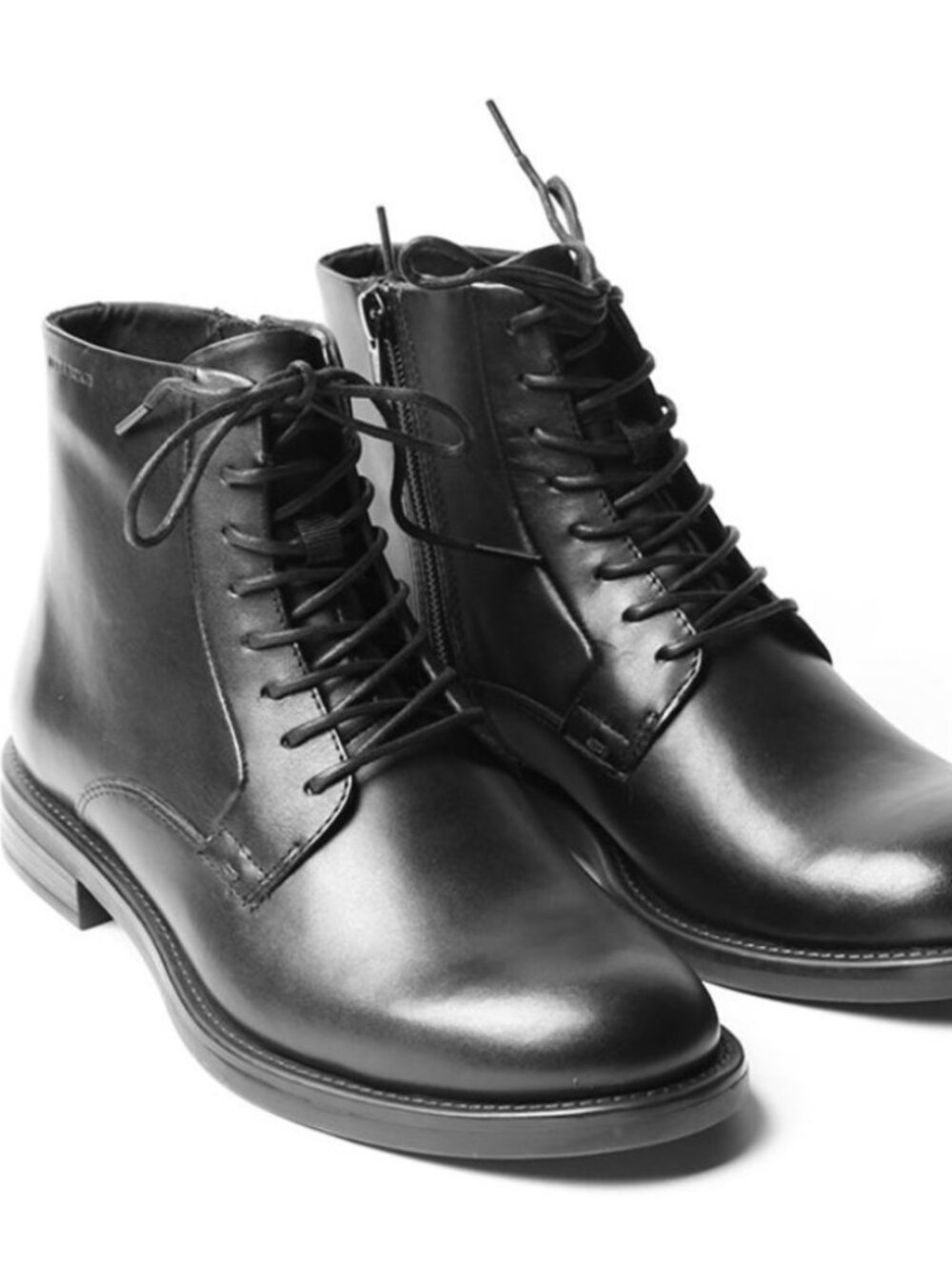 Vagabond Amina flat lace up leather ankle boots-Size 36 fits 6.5-7